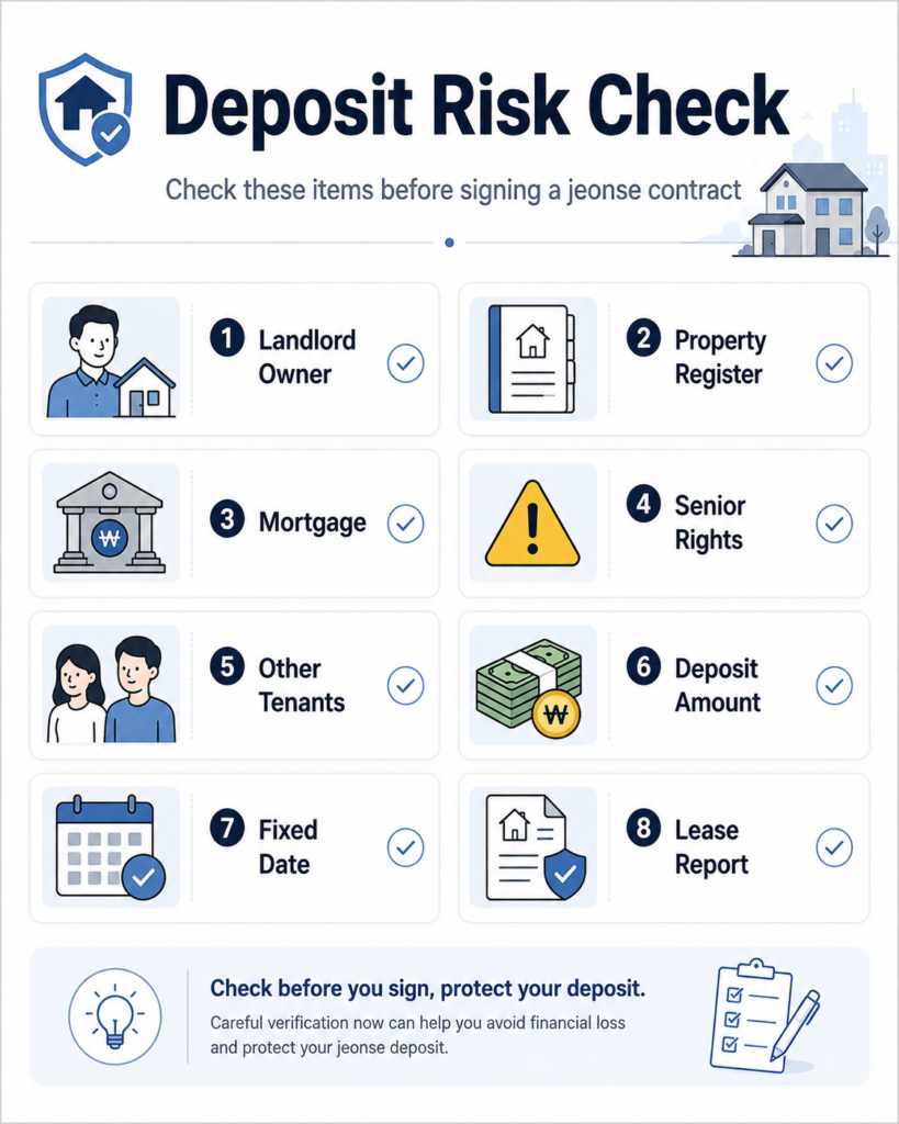 jeonse deposit risk check korea