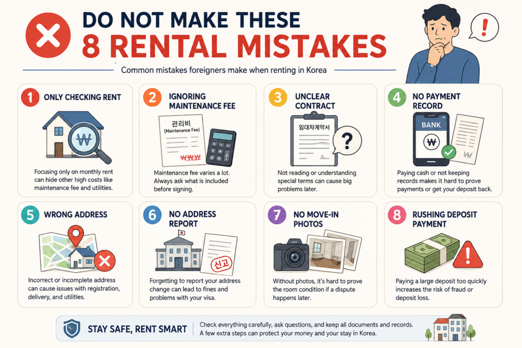 Rent an Apartment in Korea as a Foreigner: Complete 2026 Guide korea rental mistakes foreigners
