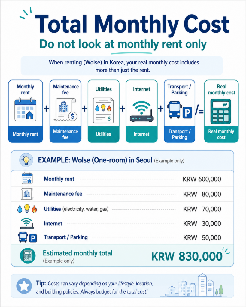 Wolse vs Jeonse for Foreigners: Korean Rent Explained korean rent real monthly cost